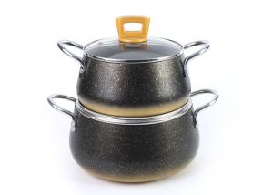 Quality Easy Clean Induction 2 Pcs 12L Ceramic Cookware Sets wholesale