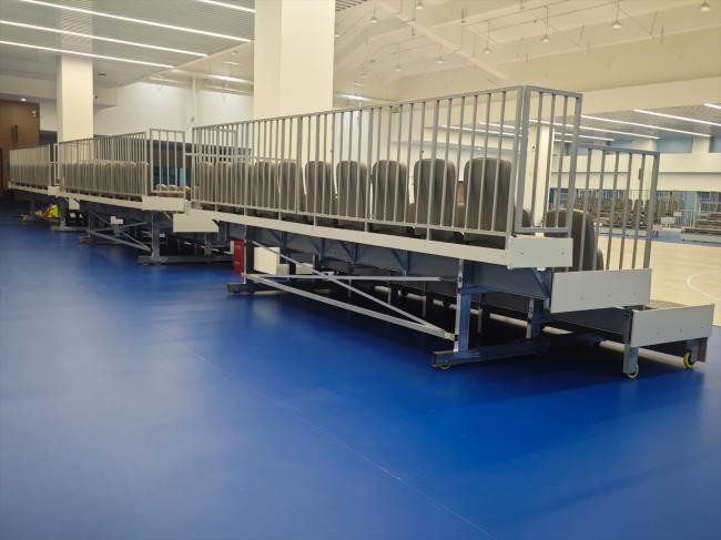 Comfortable and Safe Telescopic Bleacher Seating Ergonomic Design and International Safety Standards