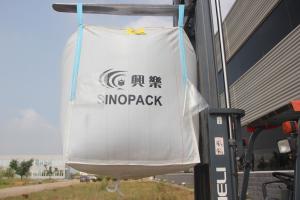 Quality SGS Iris Discharge Spout 5.5OZ Coated PP Jumbo Fibc Bulk Bags wholesale