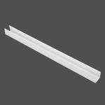 Plastic Decorative PVC Profile Gripper Tubes