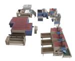 Pet Polyester Fiber Dacron Sintepon Production Line Machine Sewing Wadding