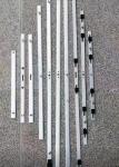 Laser Logo UPVC Crescent Window Lock Sliding Window Hardware Accessories for