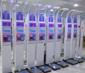 Quality Flexible To Move Height Checking Machine , Ultrasonic Coin Operated Weight Scale Machine wholesale