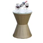 SGS Round Rattan Side Table