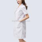 Hospital Medical Lab Coat Breathable Unisex White Nursing Dress