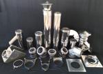 Roof Flashing Double Wall Stainless Steel Stove Pipe , Double Lined Flue Pipe