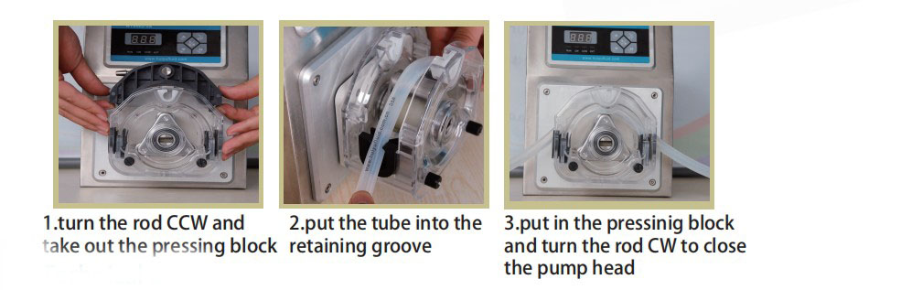 large flow rate KZ25 peristaltic pump head