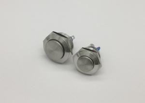 Quality Silver PBT 19mm 1no1nc Anti Vandal Push Button Switch wholesale