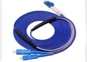 Quality SC / UPC - LC / UPC Fiber Optic Patch Cord 3M SM Fiber Optic Duplex Cable For FTTH wholesale
