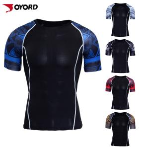 Quality Military Long Sleeve Rash Guard Environmental Friendly Material Flatlock Stitching wholesale