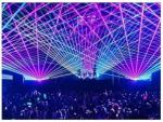 AC100V-250V 50/60Hz Movable 2W Full-Color Animation Waterproof Laser Light for