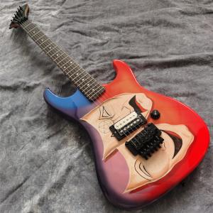 Quality Handmade Painting on Body Rosewood Fingerboard Electric Guitar wholesale