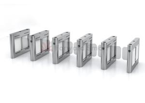 Quality Face Recognition Speed Glass Swing Pedestrian Turnstile Gate wholesale