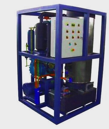 Air Cooling 7T 35mm Ice Tube Maker Machine , Stainless Steel Ice Maker