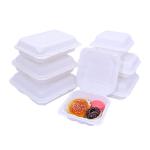 60%Corn Starch 40%PP food takeaway containers 152*152*80mm