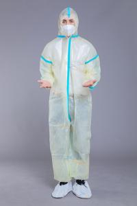 Quality Antibacterial 37g PPE Open Front Unisex Disposable Coveralls wholesale