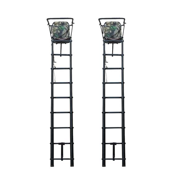Cheap Aluminum Telescopic Ladders 8 Steps Climbing Tree Stand Hunting Tree Stand for sale