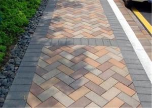 Quality Anti - Freeze Clay Paving Brick / Blocks For Landscape Tunnel Kiln Technology wholesale