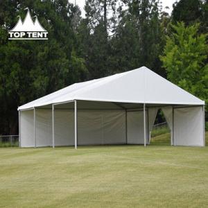 Quality 10x21m Aluminum Clear Span Marquee Tent White Top With Open Sides 150 People wholesale
