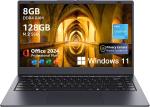 Coolby 14.1" Windows 11 Laptop – Intel N5095 8GB RAM 128GB SSD Full HD Display