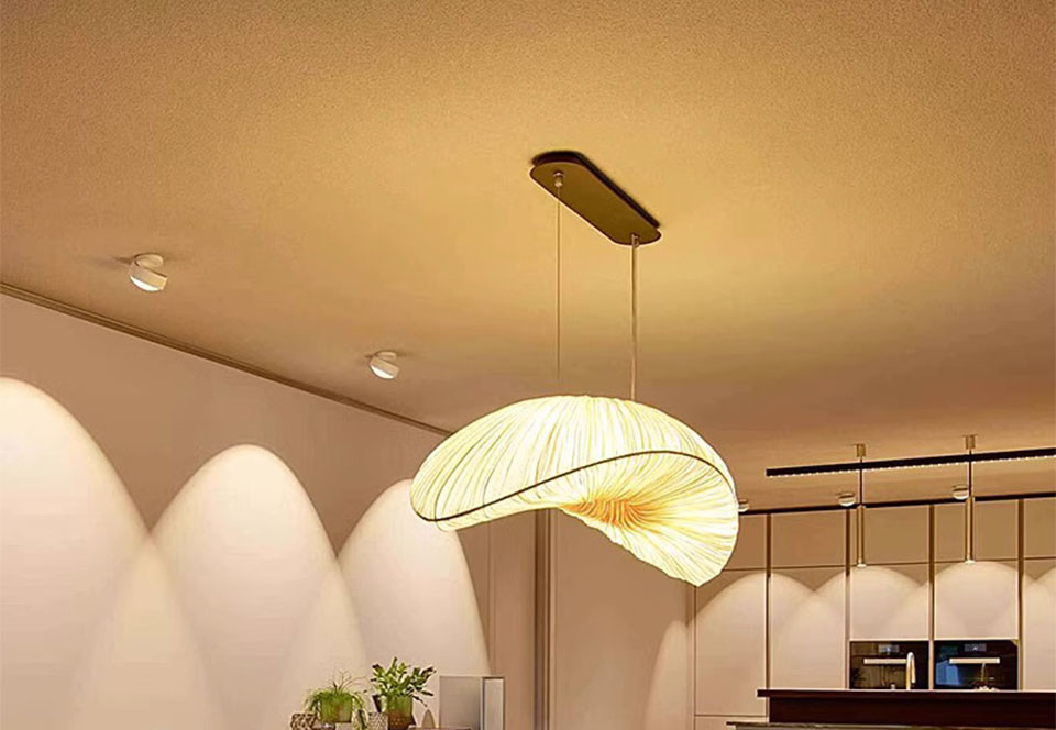 Minimalist Cloth Led Pendant Lights Designer Sailboat Ceiling Hanging Lamps(WH-AP-555)