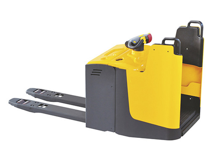 Standing Type Electric Pallet Truck Closed Arm With Fixed Platform Anti - Vibration