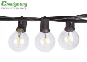Quality IP44 G40 Patio Globe Outdoor Bulb String Lights wholesale