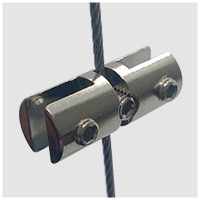 1x7 Stainless Steel Wire Rope Keyring Nylon Coated Cable Keychains