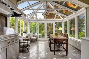 Quality PVDF AS2208 2.5mm Glass Room To Let In Sunlight wholesale