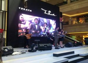 Quality Full Color Mobile Led Video Wall Hire / Led Video Curtain Rental For Conference 3.91mm Pixel Pitch wholesale
