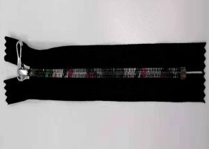 Quality Colorful 5# And Small Metal Teeth Zippers For Coats / Open Ended Metal Zips wholesale