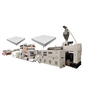 Quality Pvc Wpc Advertising Board Extrusion Line 12months Warranty 600kg/H wholesale