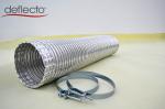 4" Air Vent Kit Aluminum Semi Rigid Flexible Air Duct 2 Clamps HVAC Parts