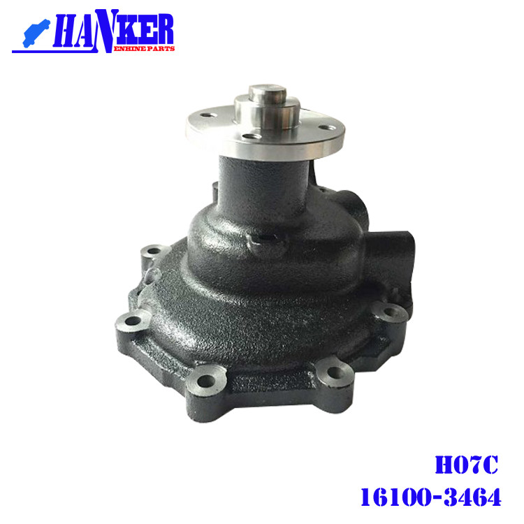 Engine Water Pump H07c 16100-3464 Cast Aluminum Spare Parts For Hino