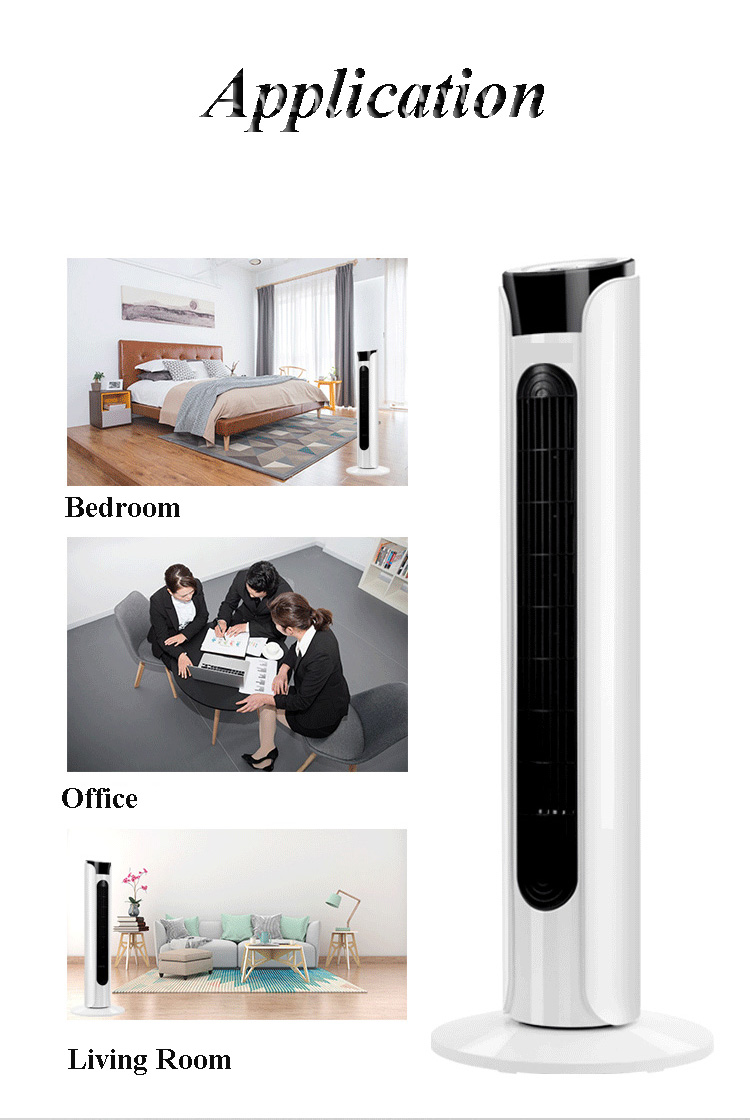 Bladeless Silent Floor Cold Air Fan Air Conditioning Equipment