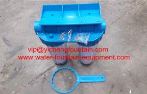 Quality 2 Double Stages Pool Fog Machine 10&quot; Housing Under Sink Plastic Water Purifier wholesale