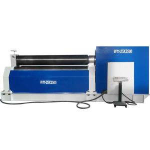 Quality W11 PLC Heavy Duty Sheet Metal Roller Machines 2500mm wholesale