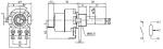 16mm rotary potentiometer, carton potentiometer with metal shaft, potentiometer