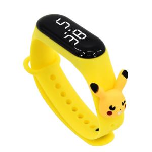 Quality Kids Cartoon Electronic Bracelet Watch Thermoplastic Silicone Rectangular Case wholesale