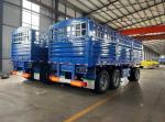 3 Axle Fence Drawbar Trailer Bulk Cargo 20ft Container