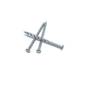 Quality 2.8 X 50MM A2 Timerdeck Wood Screw Shank Nails Corrosion Resistant wholesale
