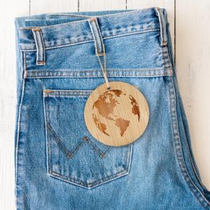 Quality Bamboo Clothing Caring Tag With Information Printing wholesale