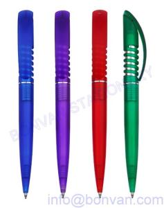 Quality transparent plastic pen,transparent body promotional pen wholesale