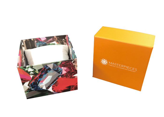 Orange Exquisite Paper Gift Packaging Box , Apple Watch Packaging Box