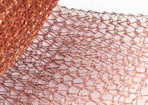 Quality 100MM 127MM Copper Mesh For Pest Control Gas Liquid Copper Knitted Mesh wholesale