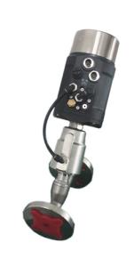 Quality SMS Stainless Steel SS304 CF8 Angle Seat Y Type Control Valve wholesale