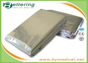 Quality Outdoor Water Proof Emergency Survival Rescue Blanket Foil Thermal Space First Aid Sliver Rescue Military Blanket wholesale