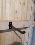Single Tyre Shelves Wall Mounted Metal Car Holder and Wall Mounted Tyre Stand