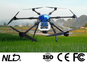 Quality 6 Rotors Agricultural Fertilizer Spraying Drone Flying Distance 5000m Remote Control wholesale