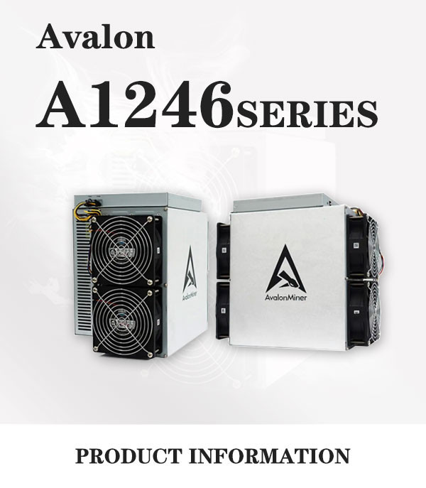 3200W~3420W BTC Canaan Avalon Miner A1246 81T 83T 85T 87T 90T